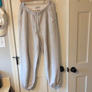 Abercrombie & Fitch Light Gray Sunday Sweatpants